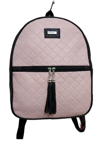 Mochila matelesse  rosa/negro